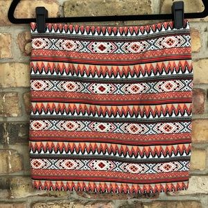 Forever 21 tribal bandeau skirt